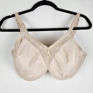 Wacoal Adjustable Neutral Tan Unlined Underwire Bra Size 38DDD